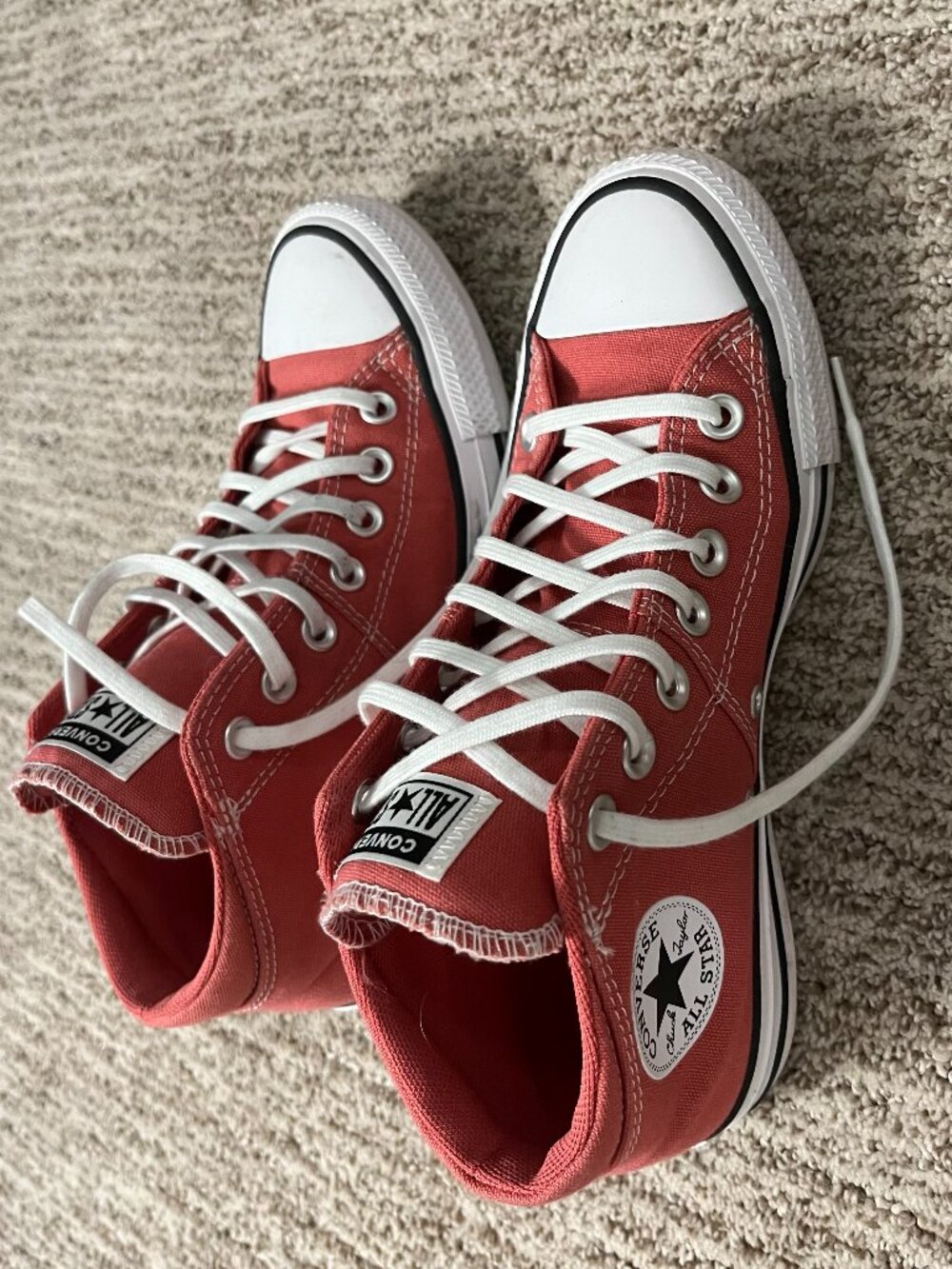 Converse Chuck Taylor All Star Madison Mid in Red Women's 7.5
